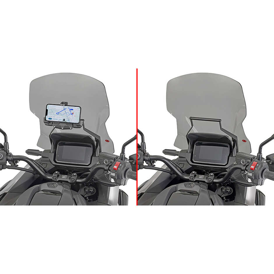 Querträger für S902A, S920M, S920L, S95KIT und GPS-Smartphone-Halterung GIVI FB1217 für HONDA NC750X (25-26)