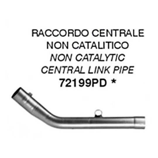 Raccordo centrale non catalitico Per Kove 450 Rally (2 taglia un