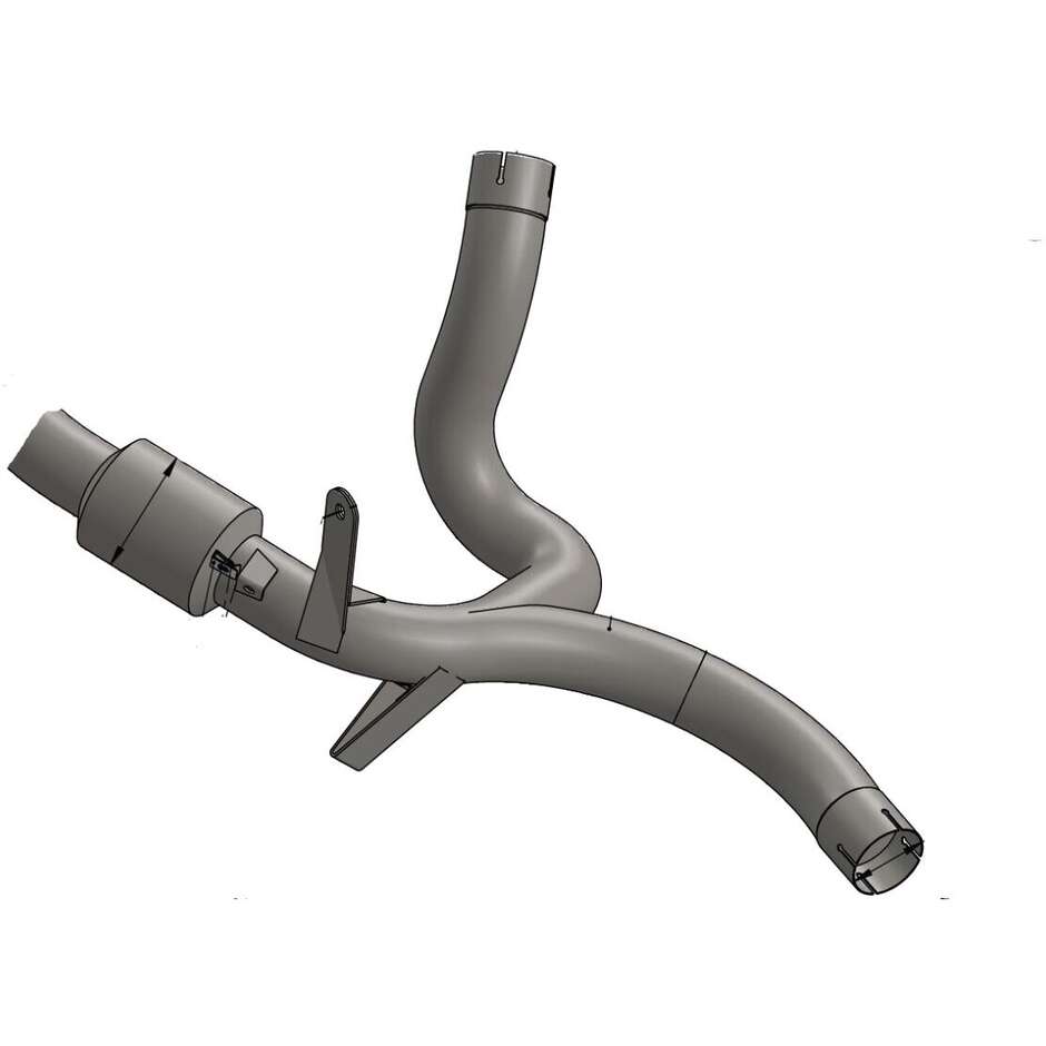 Raccordo Elimina Catalizzatore Leovince 80055 Specifico Per DUCATI Multistrada 950 V2/S (22-24); Multistrada 950/S (21)