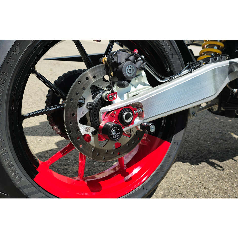 Racing Chain Tensioner Sliders with Ducati CNC Racing TD016 Red Pad