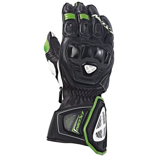 Racing Gloves Ixon Leather Rs PRO HP Black / Green