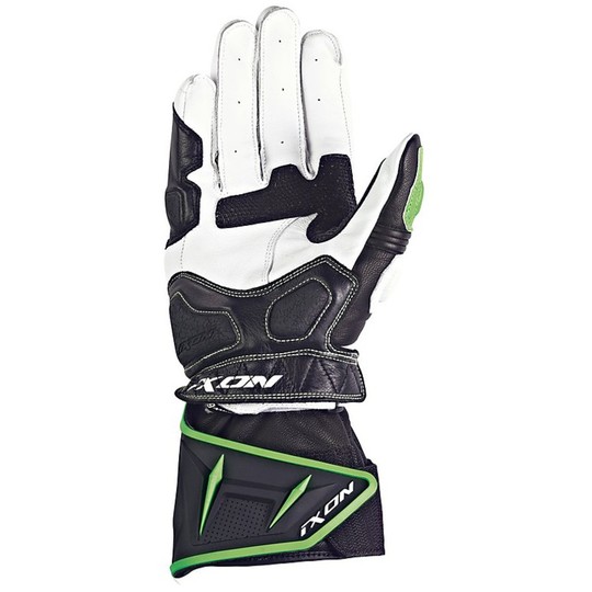 Racing Gloves Ixon Leather Rs PRO HP Black / Green