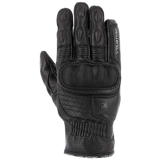 Racing Leather Gloves Vquattro EAGLE PRO 18 Black