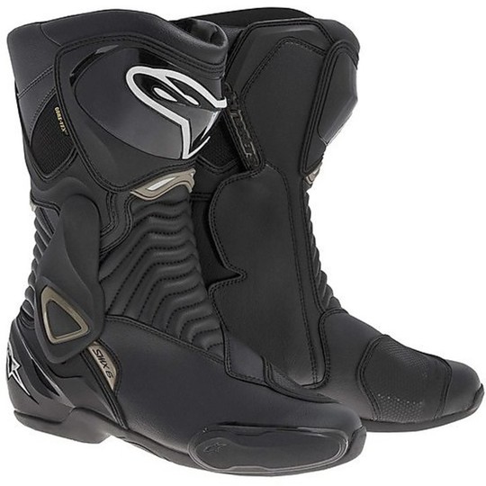Racing motorcycle boots alpinestars s-mx 6 Goretex Black