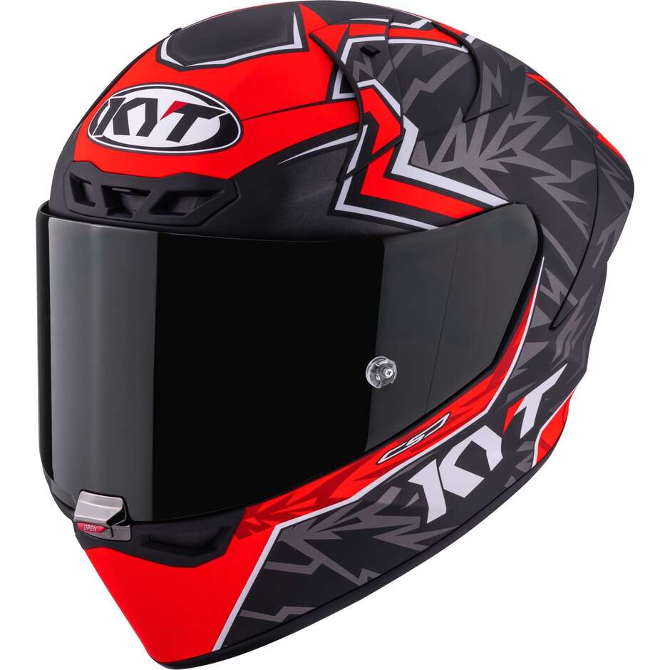 Racing Motorcycle Helmet Kyt KX-1 RACE GP BULEGA REPLICA Matt 2025 FIM