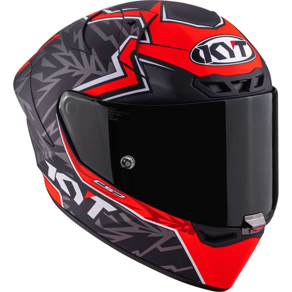 Racing Motorcycle Helmet Kyt KX-1 RACE GP BULEGA REPLICA Matt 2025 FIM