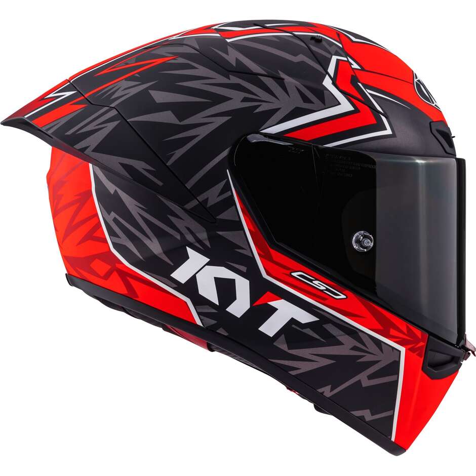 Racing Motorcycle Helmet Kyt KX-1 RACE GP BULEGA REPLICA Matt 2025 FIM