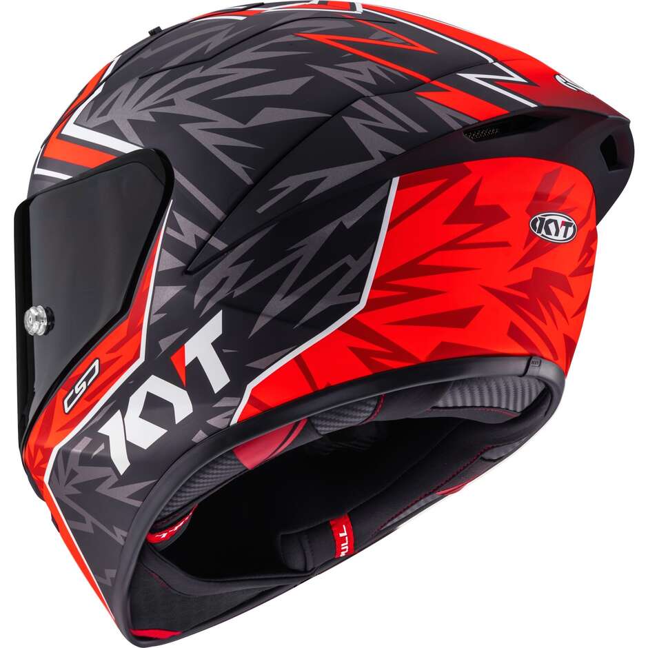Racing Motorcycle Helmet Kyt KX-1 RACE GP BULEGA REPLICA Matt 2025 FIM