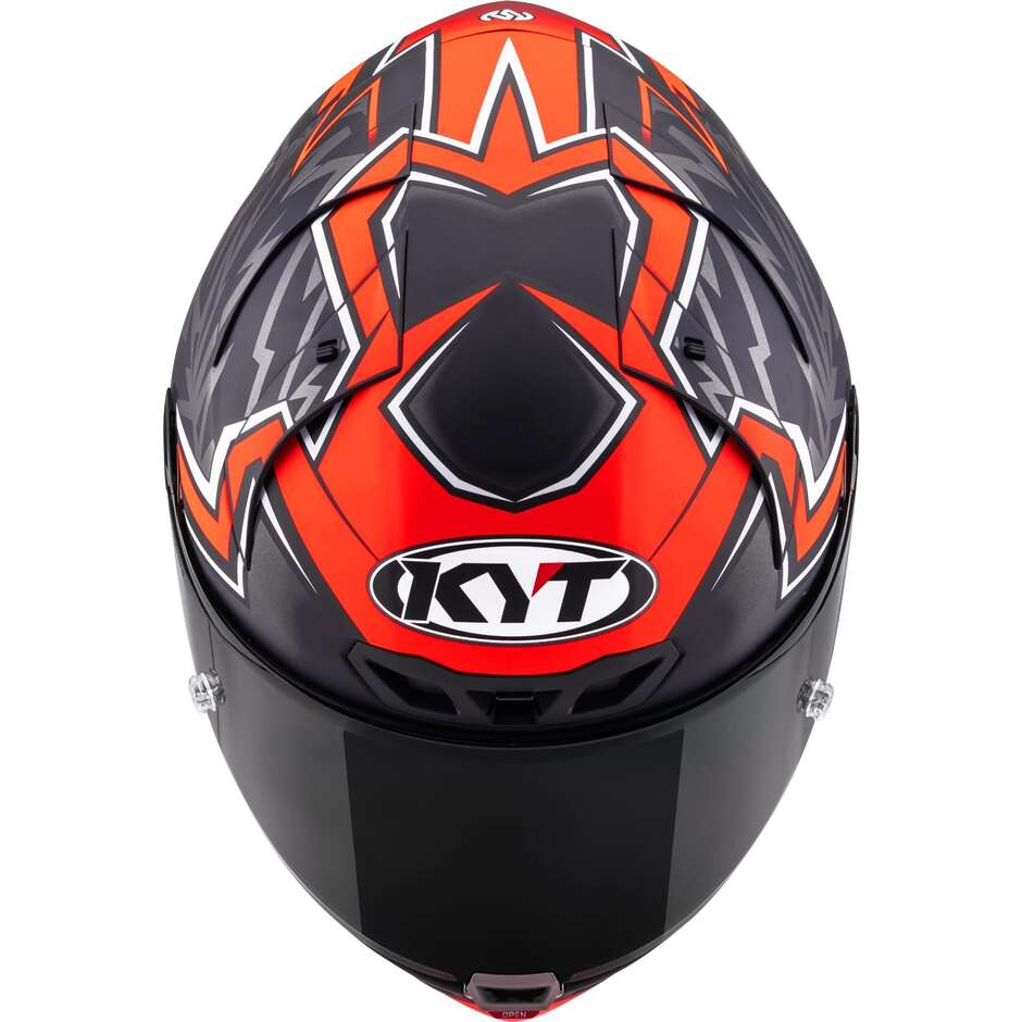 Racing Motorcycle Helmet Kyt KX-1 RACE GP BULEGA REPLICA Matt 2025 FIM