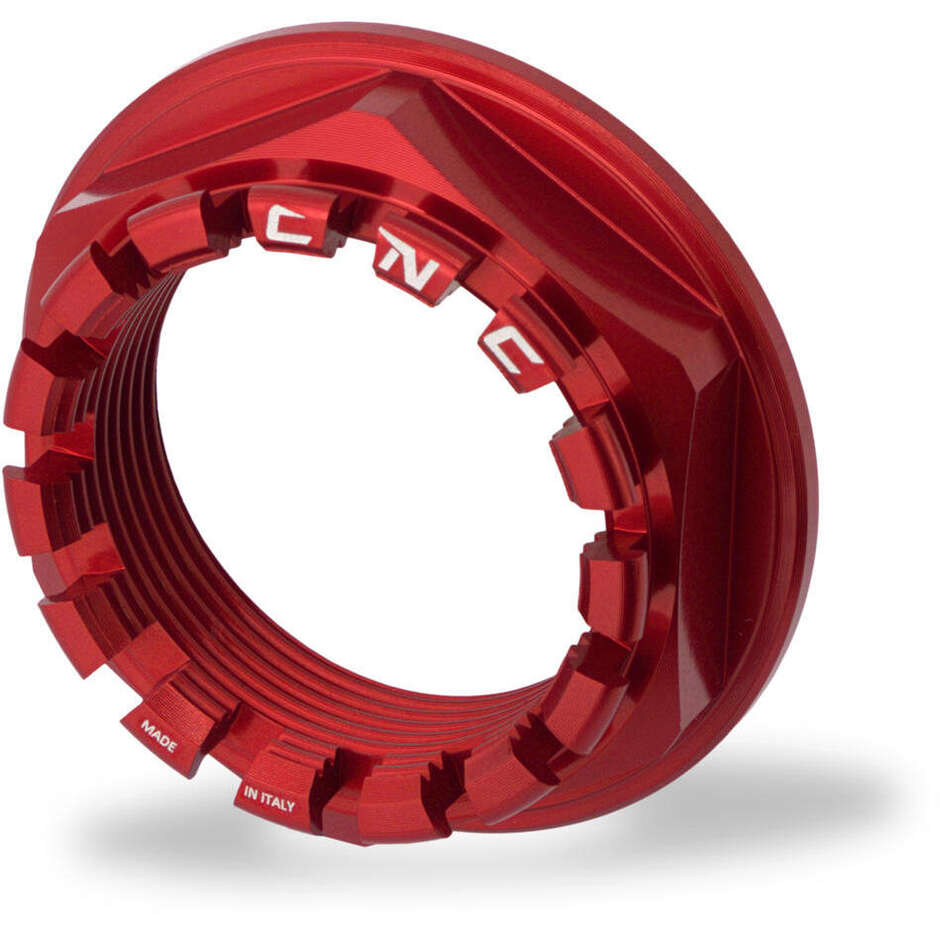 Radmutter hinten links DA381 Ducati CNC Racing Rot