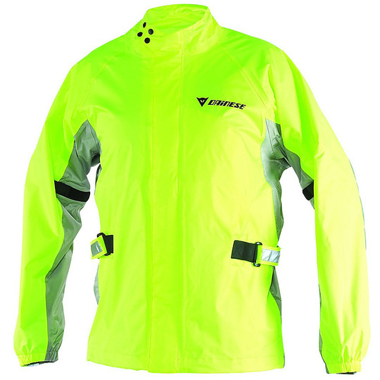 Rain jacket Dainese D-Crust Plus Jacket Fluorescent Yellow
