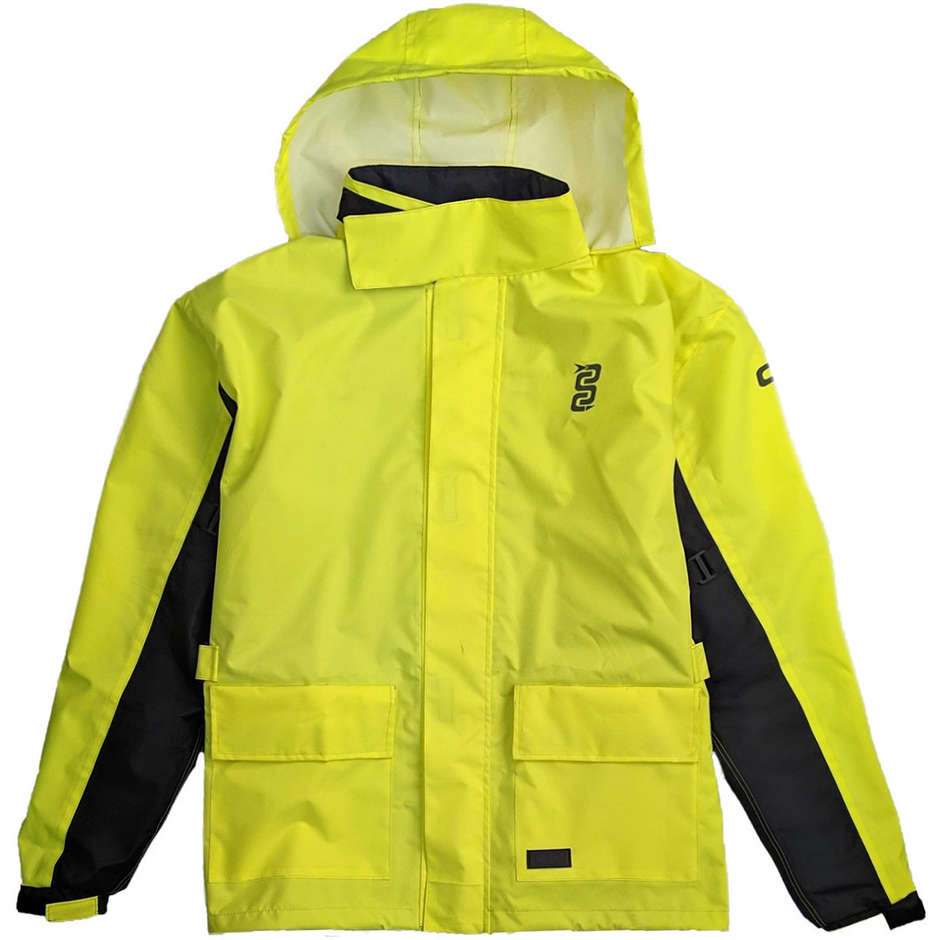 Rain Jacket Waterproof Oj Atmospheres EXTREME J Fluo Yellow