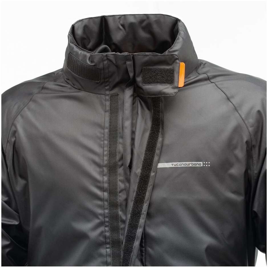 Rainproof Motorcycle Jacket Tucano Urbano DILUVIO DAY Black