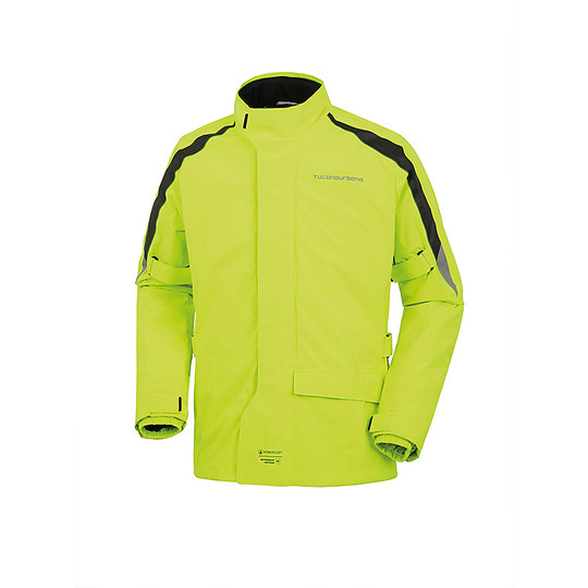 Rainproof Suit Set Tucano Urbano Jacket and Pants 574 DILUVIO PRO SET Yellow Fluo Black