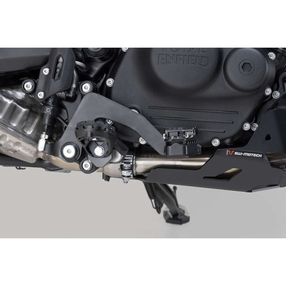 Rallonge de levier de frein noir/argent Sw-Motech FBE.41.620.10000/B pour Royal Enfield Himalayan 450 / Rally