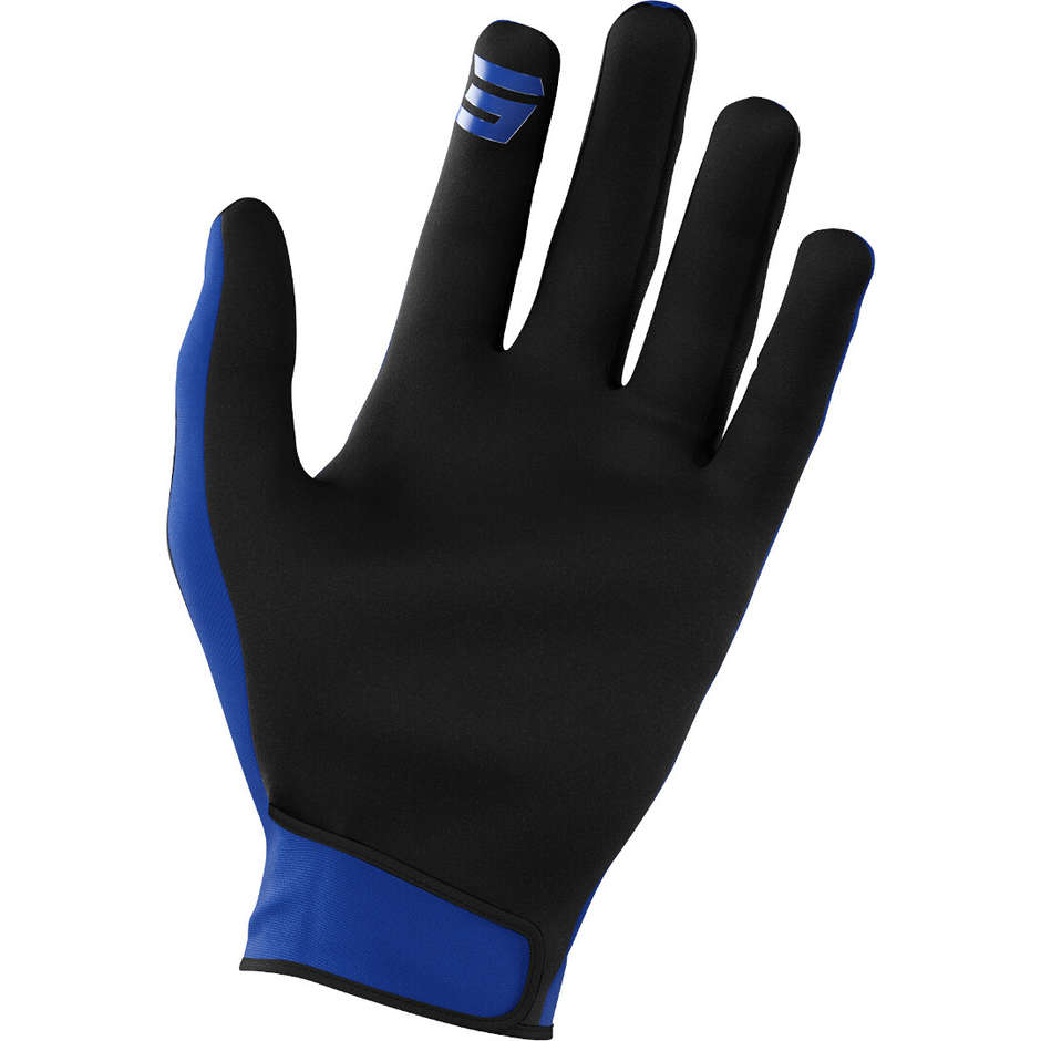 RAW BURST Blue Cross Enduro Motorcycle Gloves
