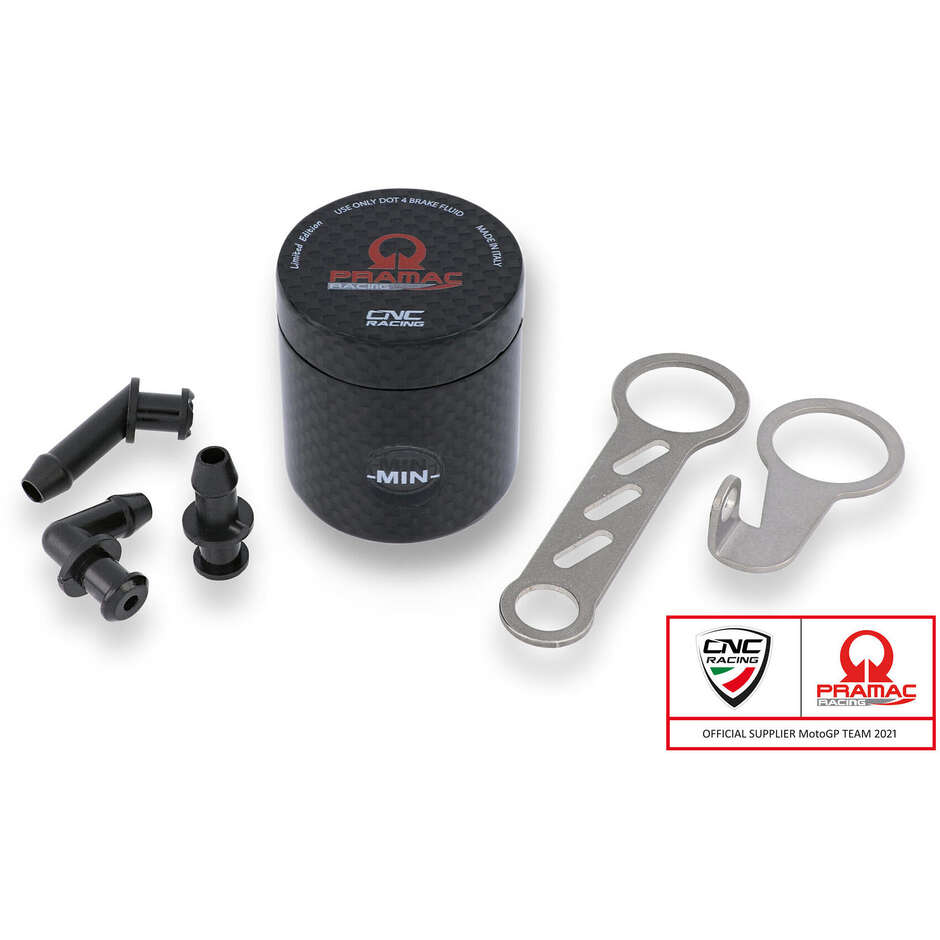 Rear Brake / Clutch Oil Reservoir 12ml Pramac Racing Limited Edition - Carbon SE800 CNC Racing Matt
