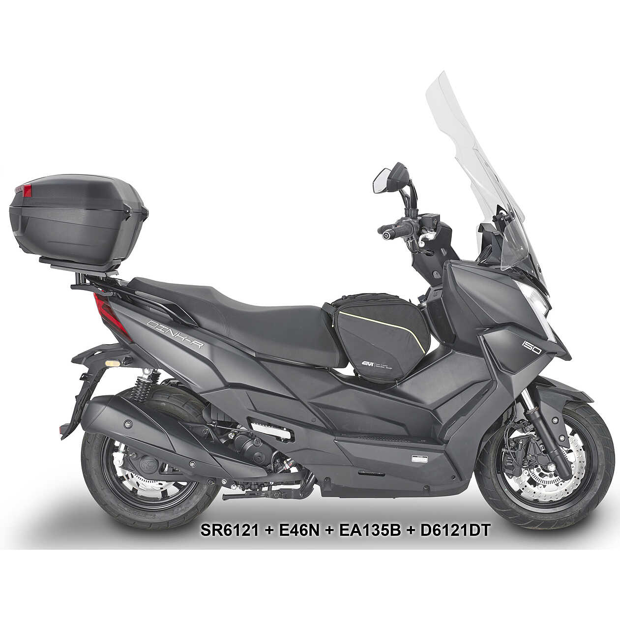 Kymco Dink R150 Rear Rack Rear rack for Monolock top case Givi SR6121 For KYMCO Dink R 125-150 ...