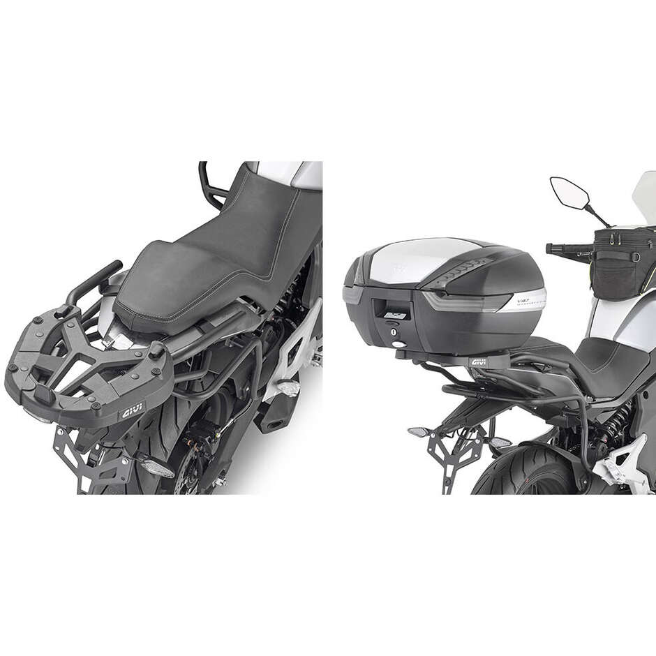 Rear Rack Monokey or Monolock Top Case Givi SR9221 For CFMOTO Multiterrain 650 MT (21 > 24); 700 MT (24)
