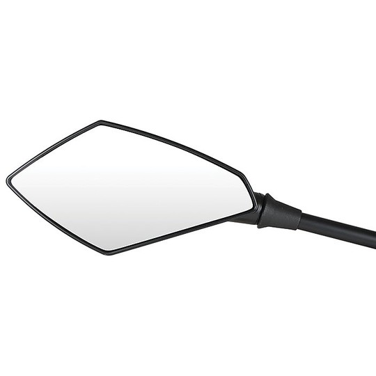 Rearview Mirror Single Motorcycle Homologated Chaft Model Ventura Black Right-hand Thread
