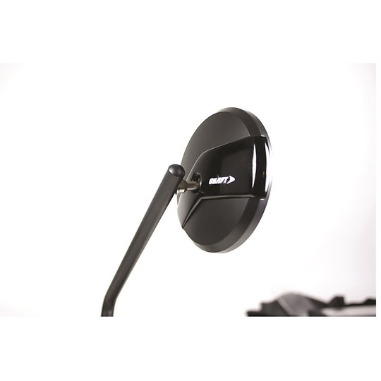 Rearview Mirror Single Single Motorcycle Homologated Chaft Model Crispy Black Right-hand 