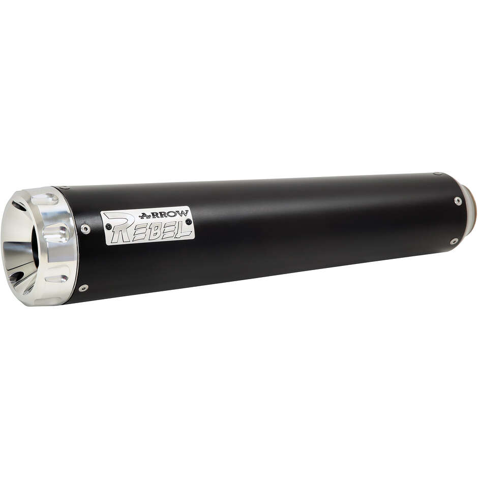 Rebel Complete Exhaust with Polished Aluminum Rear End Cap For Kawasaki Vulcan S 650 (25)