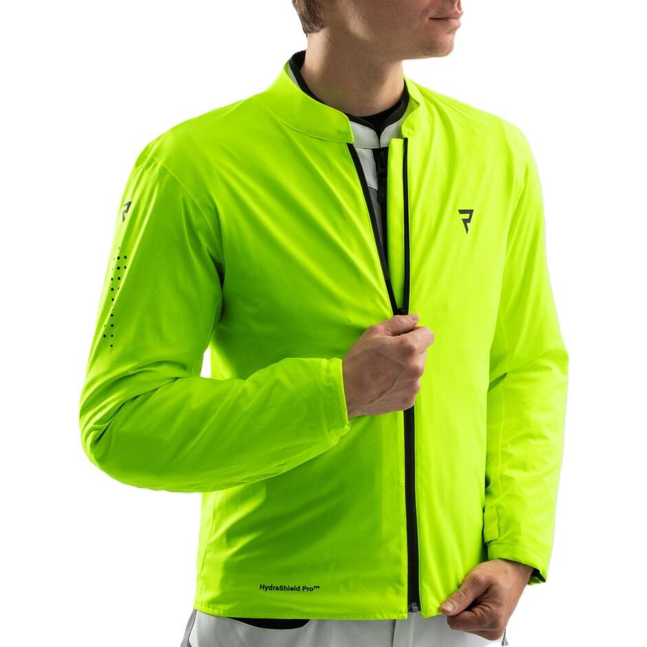 Rebelhorn BORG II Fabric Motorcycle Jacket Black Grey Fluorescent Yellow