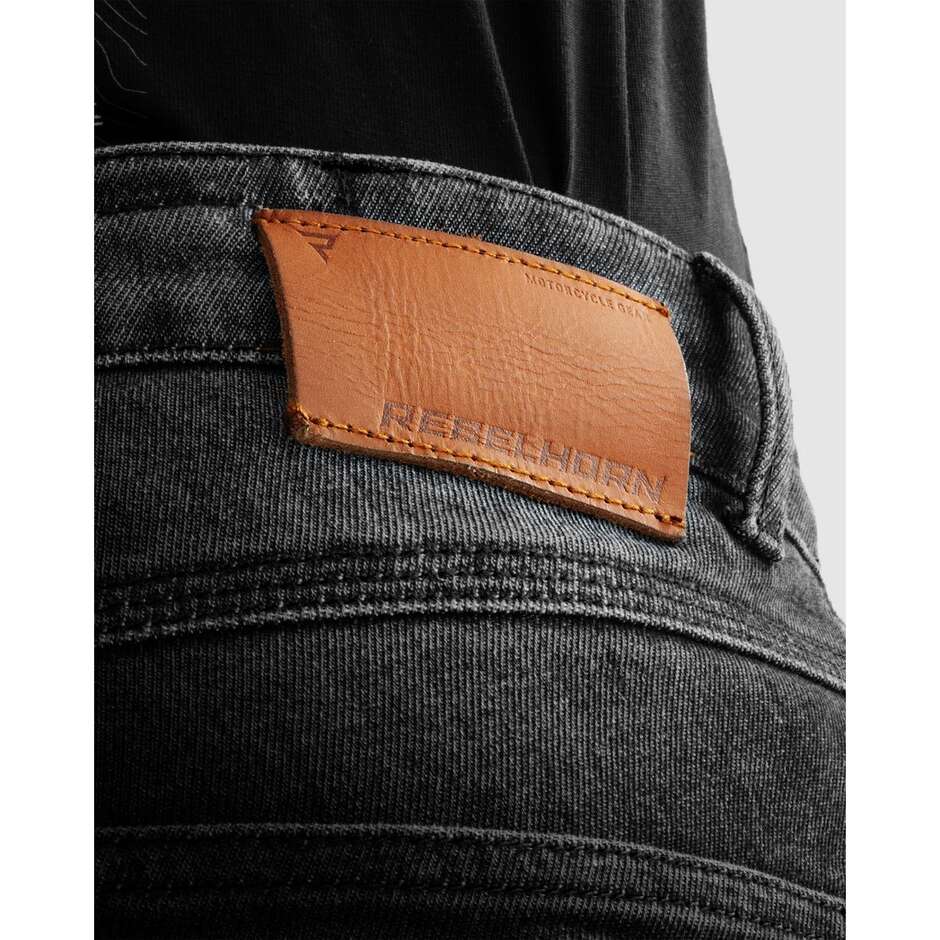Rebelhorn BRONCO Motorcycle Jeans Wash Black L34