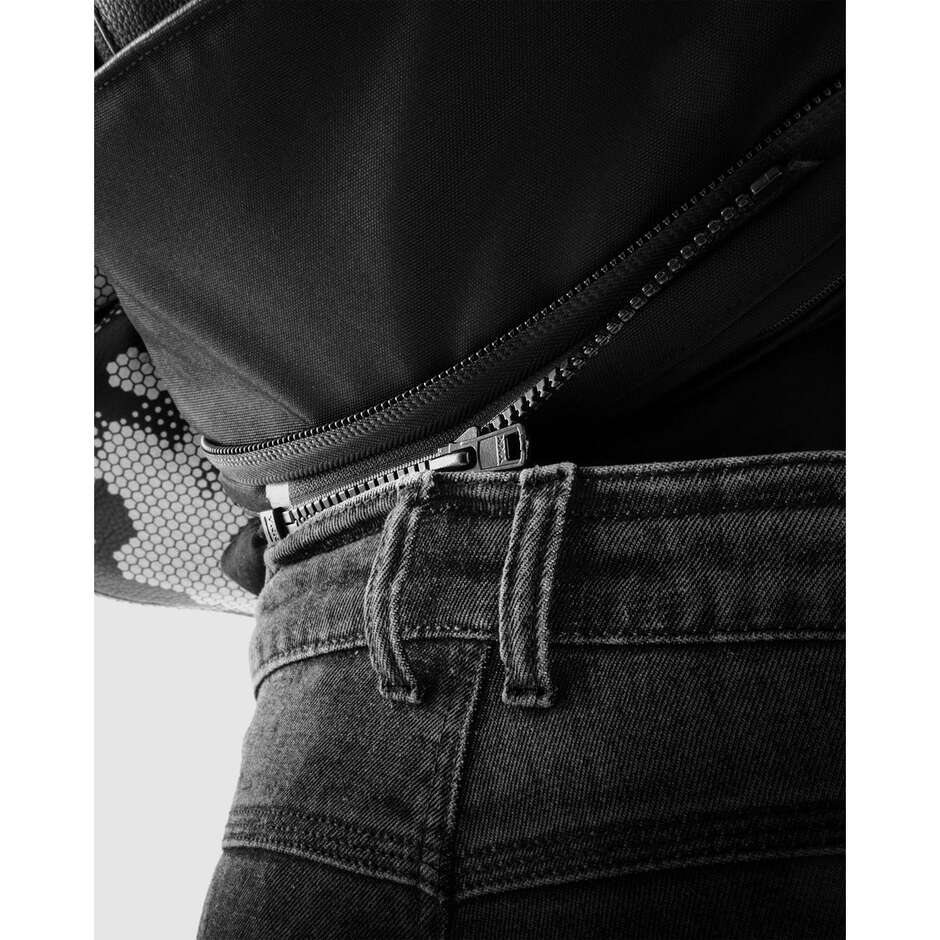 Rebelhorn BRONCO Motorradjeans Wash Black L34