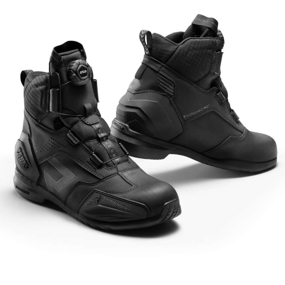 Rebelhorn CORE Waterproof Motorcycle Boots Black