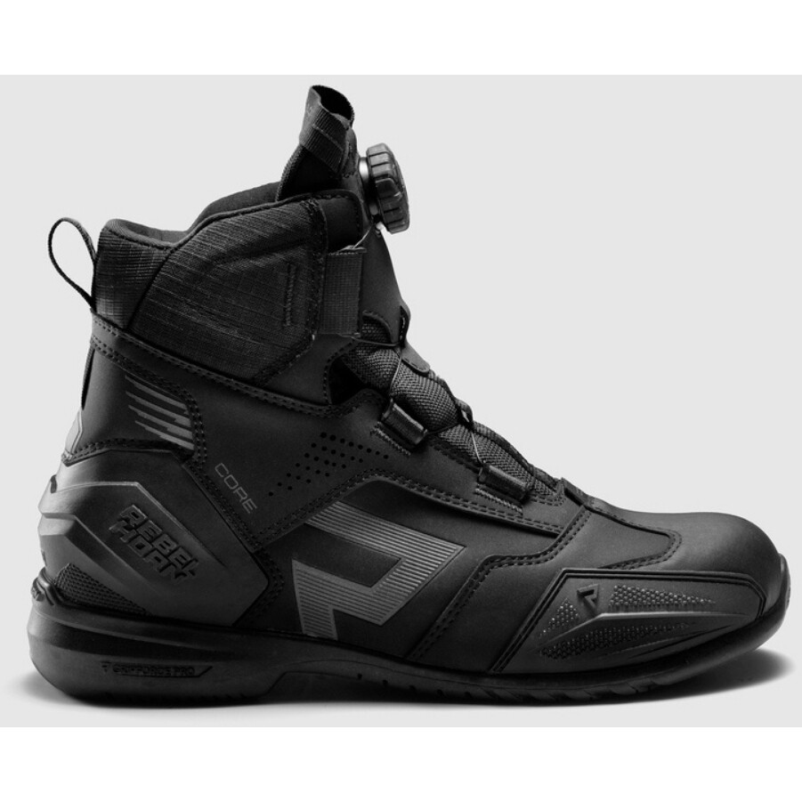 Rebelhorn CORE Waterproof Motorcycle Boots Black