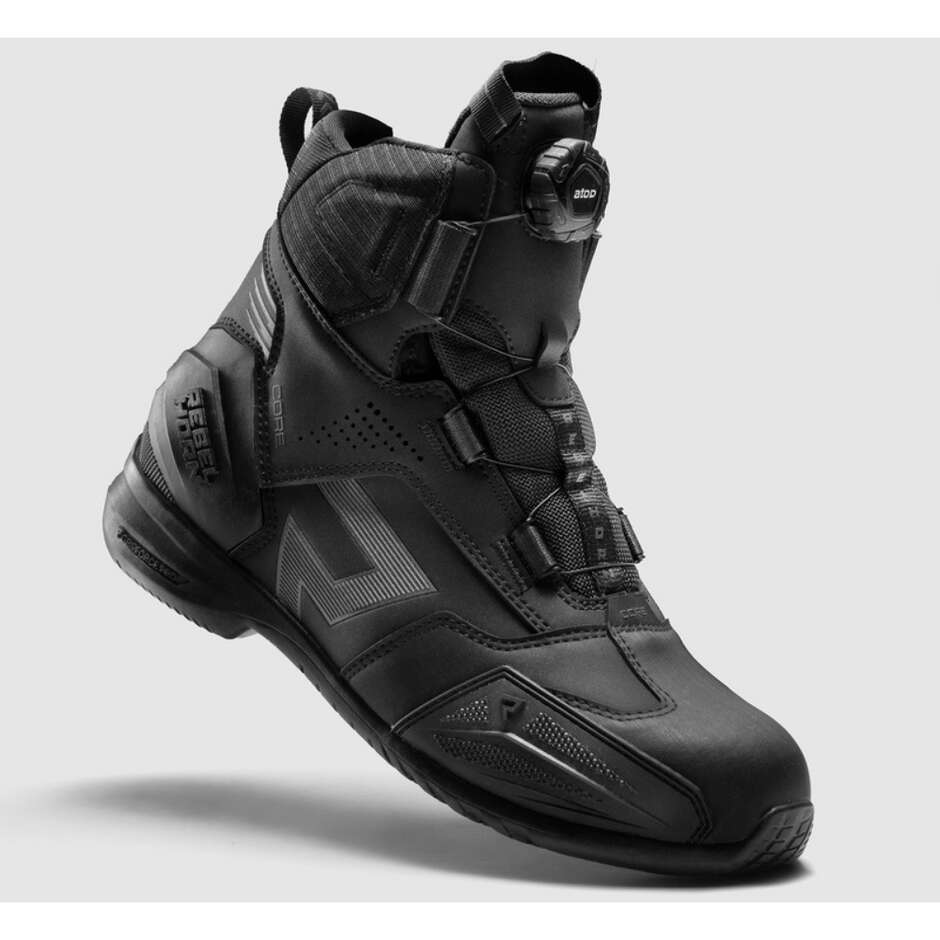 Rebelhorn CORE Waterproof Motorcycle Boots Black