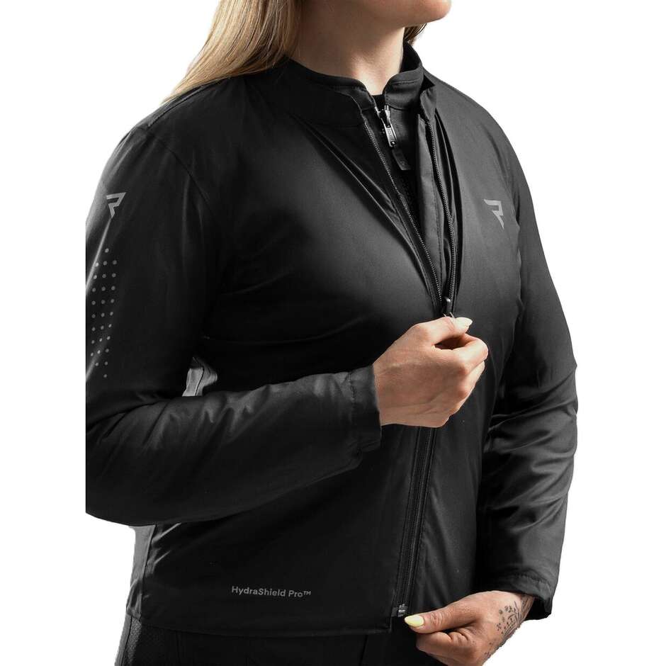 Rebelhorn Damen-Motorradjacke aus HIFLOW V-LADY-Gewebe, Schwarz/Fluoreszierendes Pink