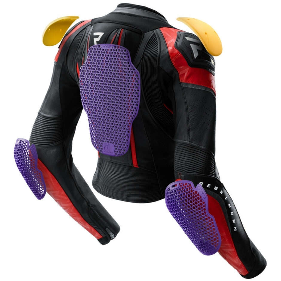 Rebelhorn DIVA RS Women's Motorcycle Jacket Black Red