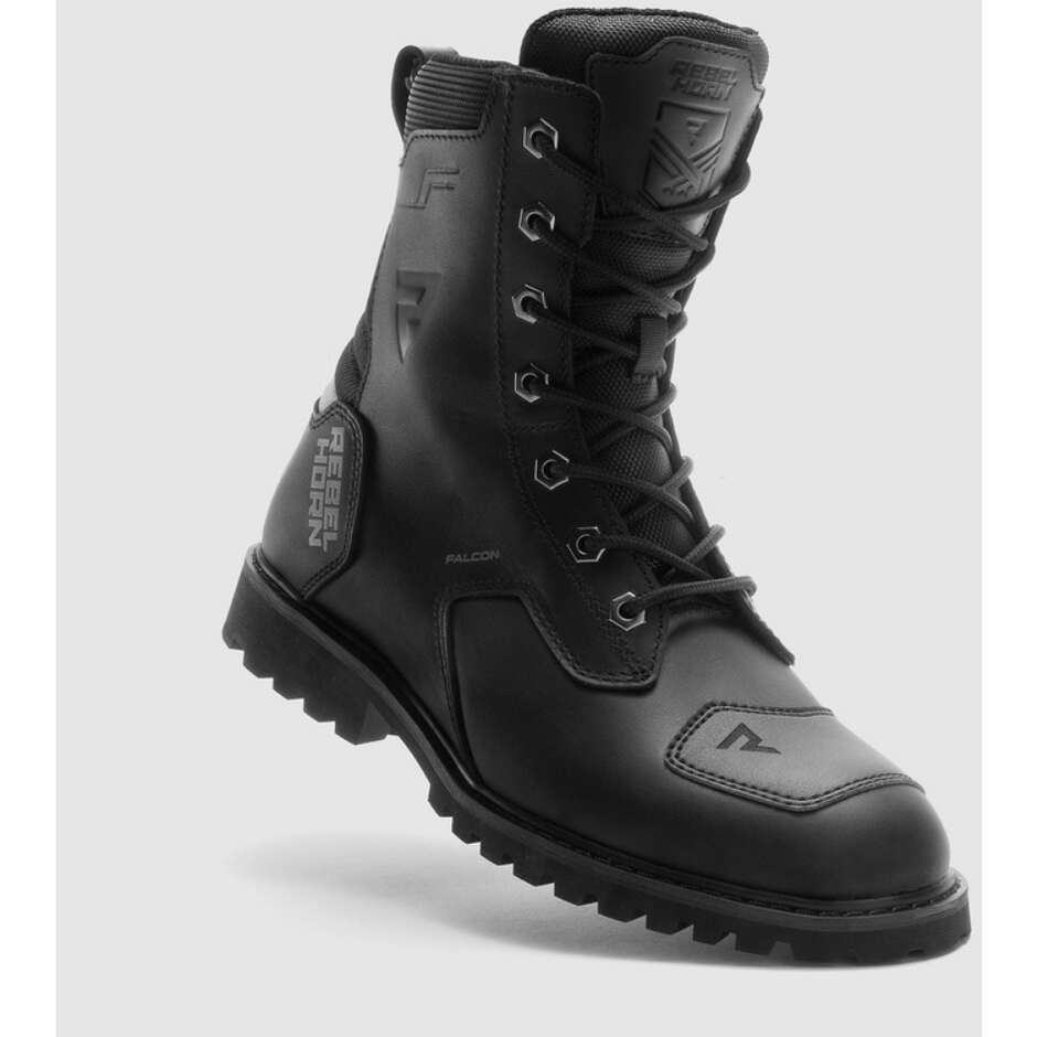Rebelhorn FALCON Black Motorcycle Boots