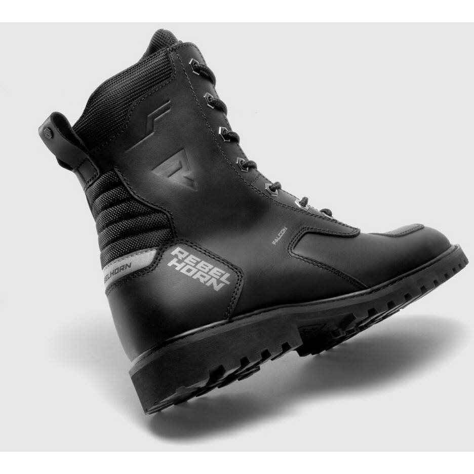 Rebelhorn FALCON Black Motorcycle Boots