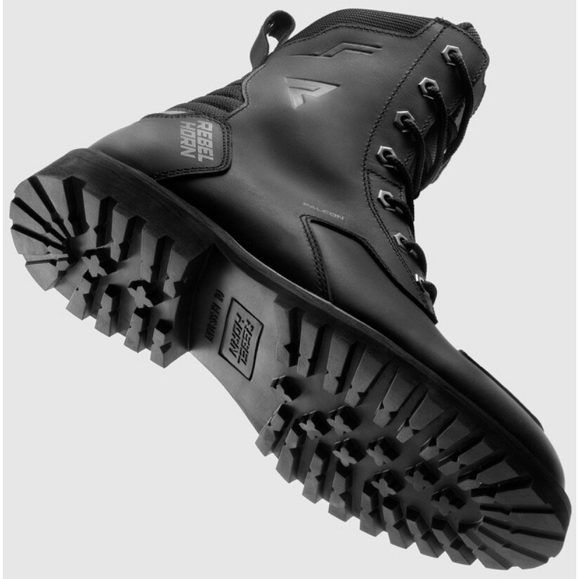 Rebelhorn FALCON Black Motorcycle Boots