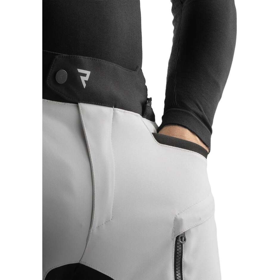 REBELHORN HARDY 3.0 Fabric Motorcycle Pants Black Grey
