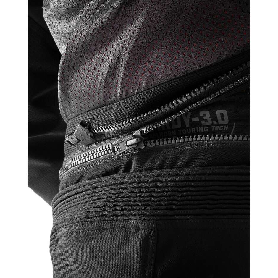 REBELHORN HARDY 3.0 Motorradhose aus Stoff, Schwarz/Grau