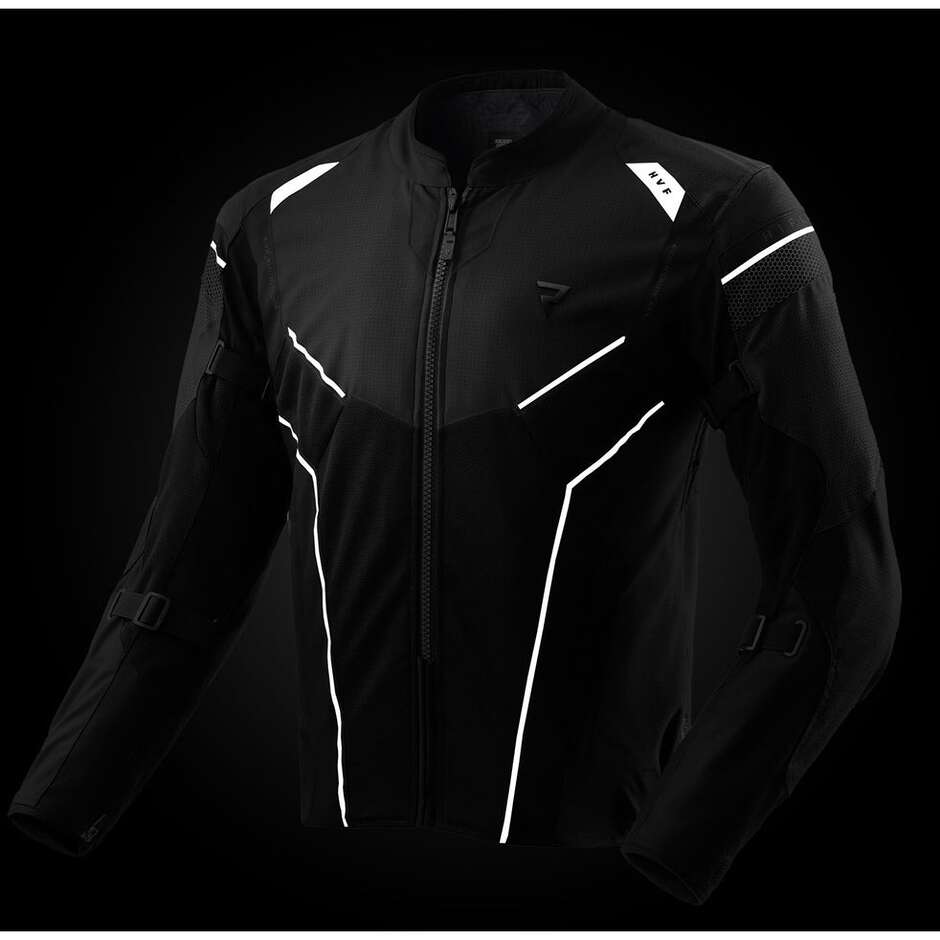 Rebelhorn HIFLOW-V Fabric Motorcycle Jacket Black