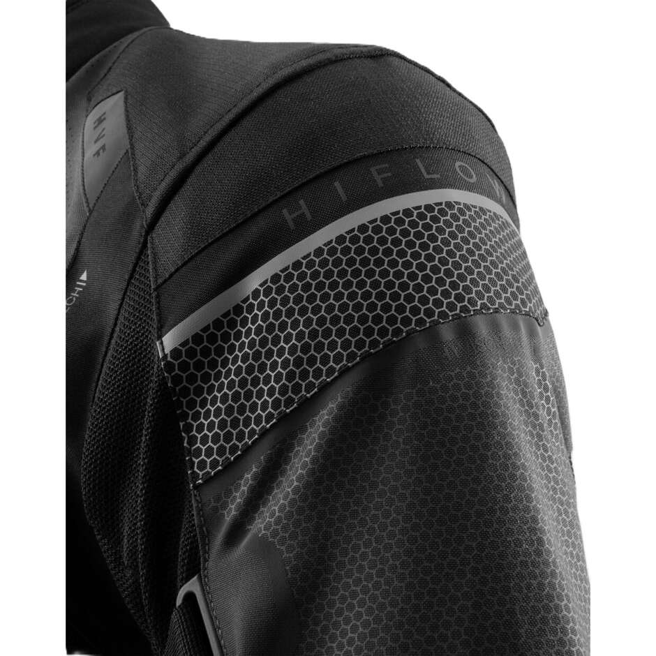 Rebelhorn HIFLOW-V Motorradjacke aus Stoff, Schwarz