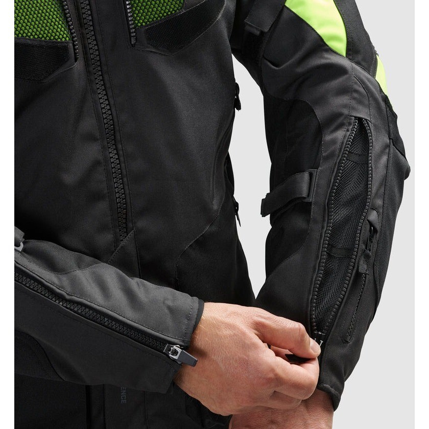 Rebelhorn HIKER IV Motorcycle Jacket Black Anthracite Fluorescent Yellow