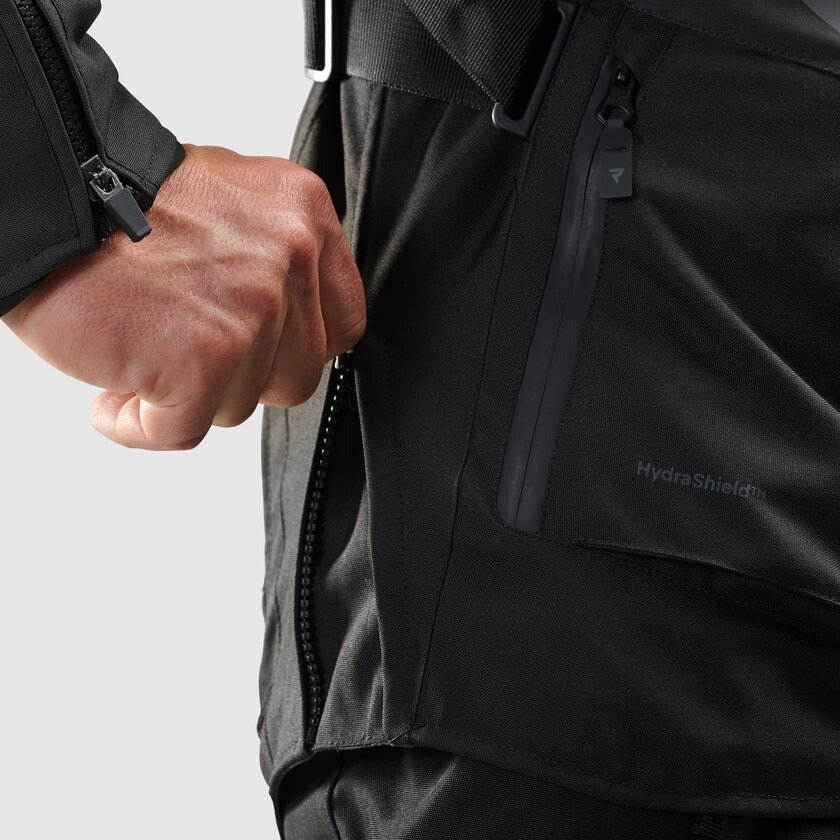 Rebelhorn HIKER IV Motorcycle Jacket Black Anthracite Fluorescent Yellow