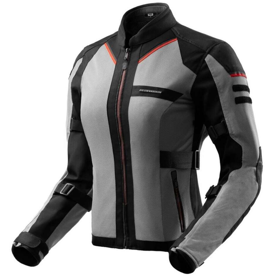 Rebelhorn SCANDAL 3 Women's Motorcycle Jacket Black Grey Red