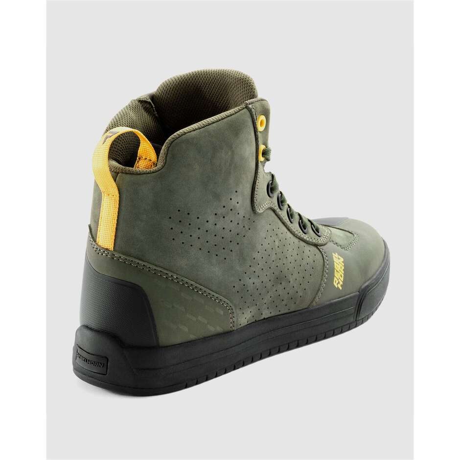 Rebelhorn SPIKE Motorcycle Shoes Green Black