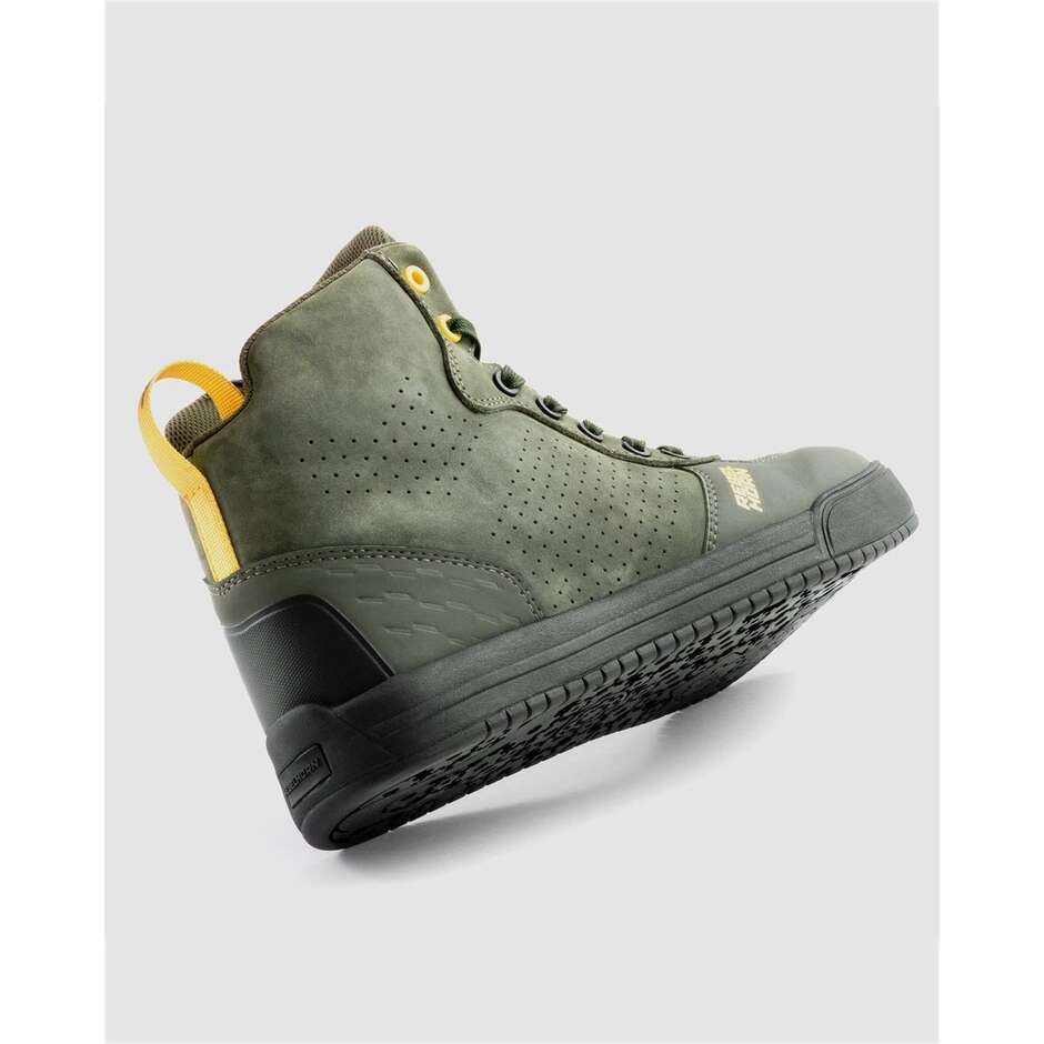 Rebelhorn SPIKE Motorcycle Shoes Green Black