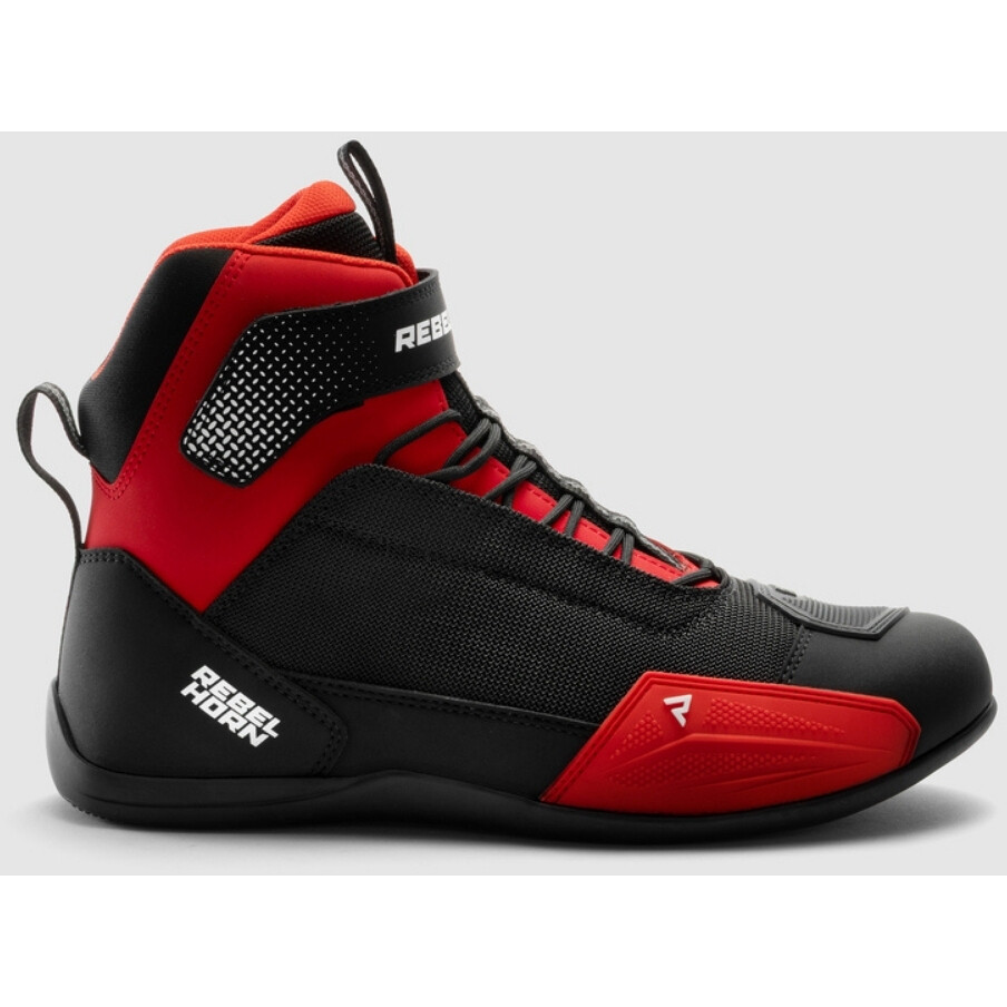 Rebelhorn SWIFT Motorcycle Boots Black Red