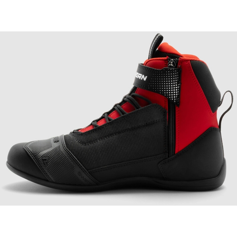 Rebelhorn SWIFT Motorcycle Boots Black Red