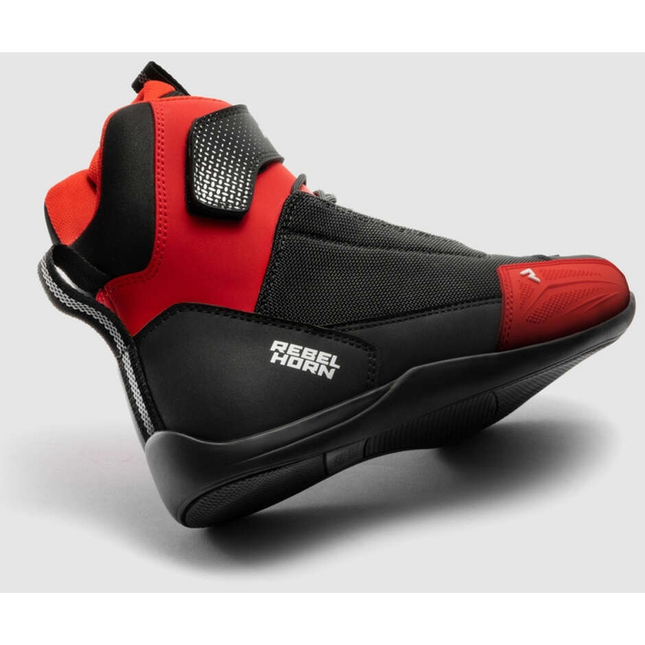 Rebelhorn SWIFT Motorcycle Boots Black Red