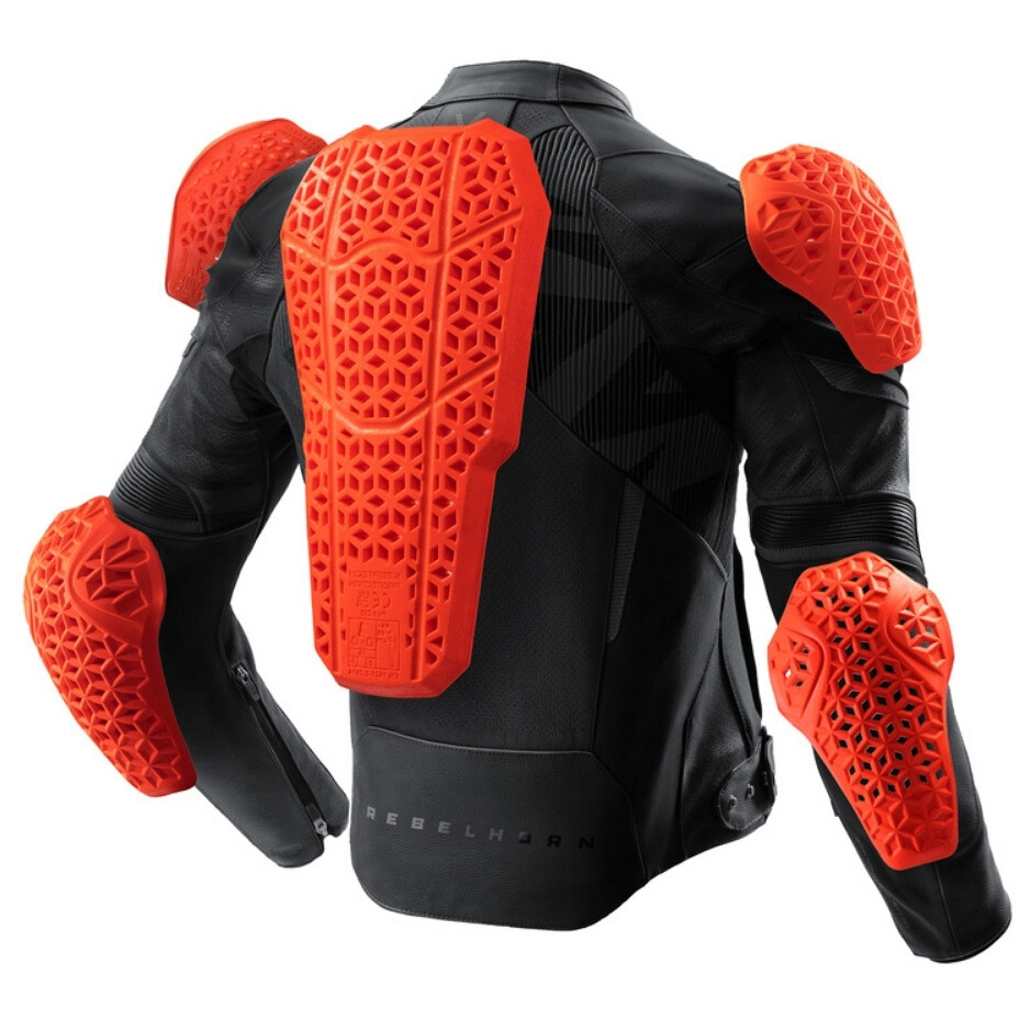 Rebelhorn VANDAL 2 Leather Motorcycle Jacket Black